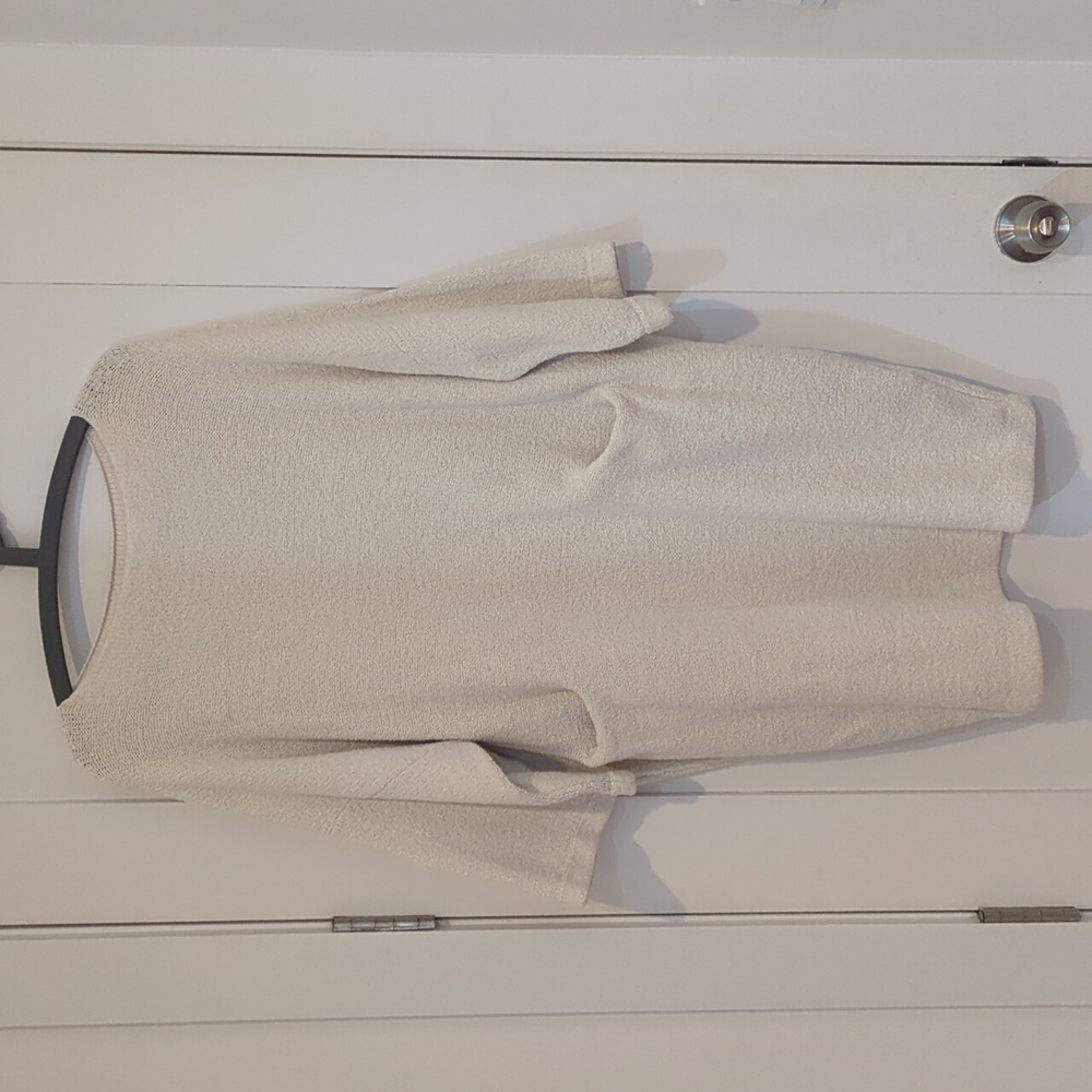 Laura Manoogian Peruvian tunic-length sweater, size M